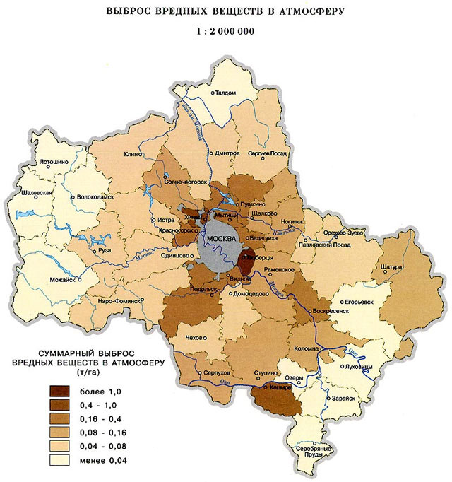 Экологическая карта россии 2022